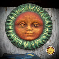 Sunface | Sun w/ Rays, 11", Painted Finish