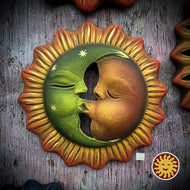 Sunface | Sun & Moon Kissing, Painted Finish (Various Sizes)