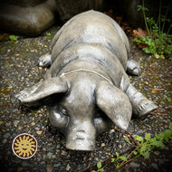 Statuary, Animal | Sprawling Pig, Painted, Med