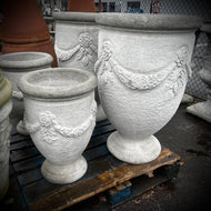 Garland Urns, Rustic