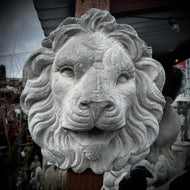 Plumbed Lion Head Statue Wall Hanging