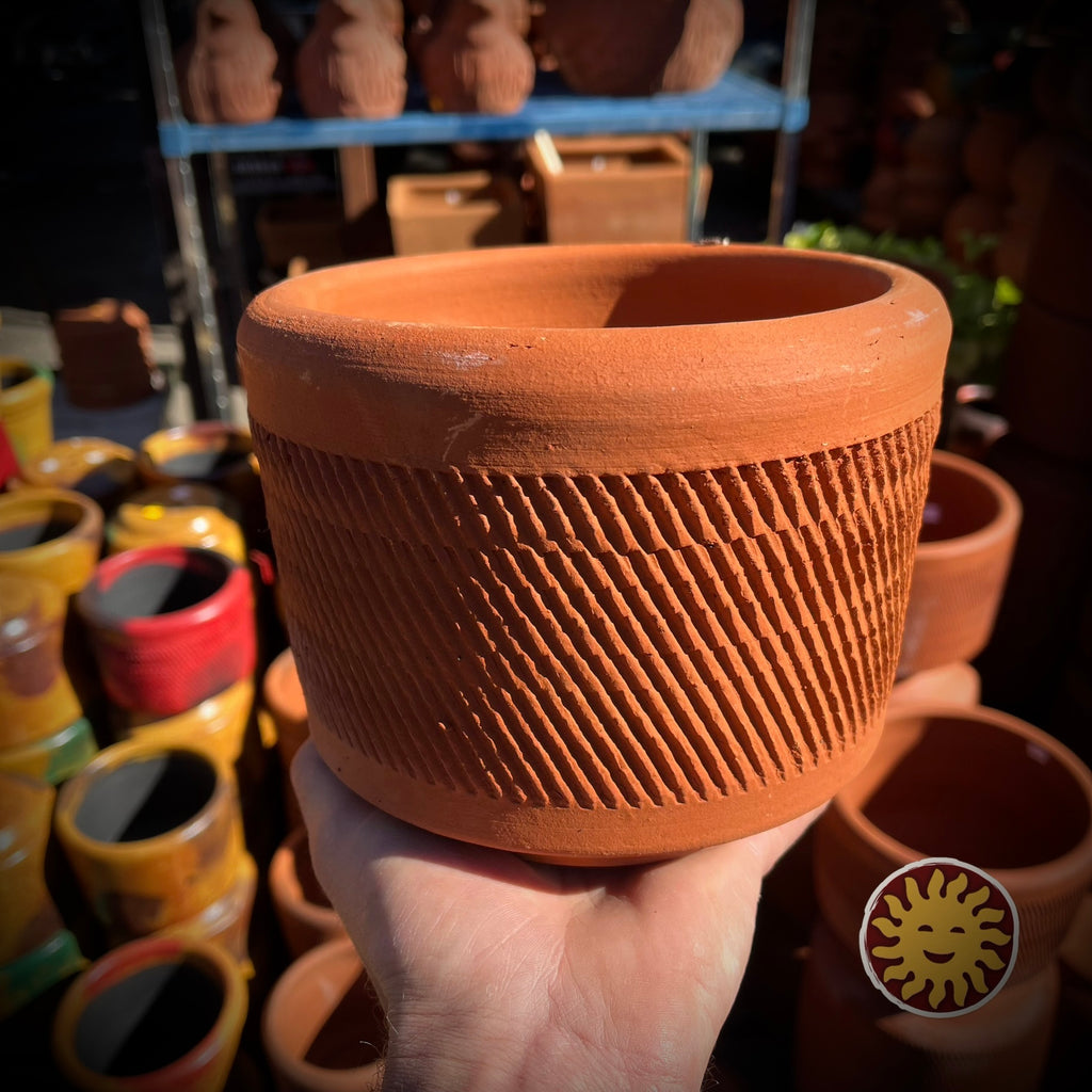 cylinder terracotta plant pots Terra Cotta Planters, Cylinders, Short (Four Sizes) – Little Baja Home &  Garden Decor
