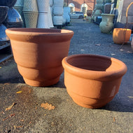 Terra Cotta Planter | Short Bell, (Two Sizes; 11" & 15")