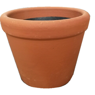 Tapered Terra Cotta Pot 10in