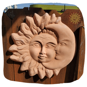 Sunface | Tunisian, Sun & Moon Eclipse, 12"