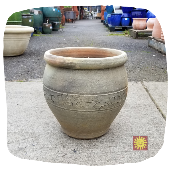 Tunisian White Clay Planter