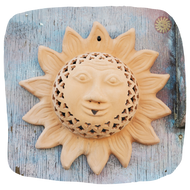 Tunisian Sunface Sconce Wall Hanging
