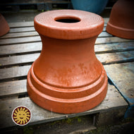 12" Terra Cotta Pedestal