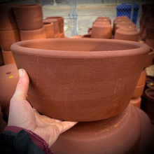 13in Terracotta Low Bowl Cactus Planter