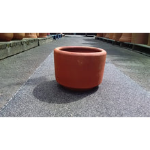 Terra Cotta Planters, Cylinders, Short (Four Sizes)