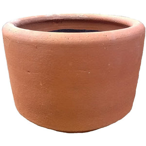 Terra Cotta Planters, Cylinders, Short (Four Sizes)