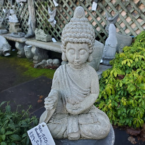 Statuary, Spiritual | Buddha Statue, Small, Natural Concrete
