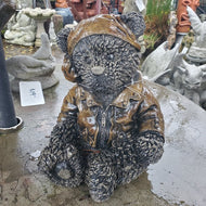 Statue, Animal, Bear | Biker Bear Statue, Painted
