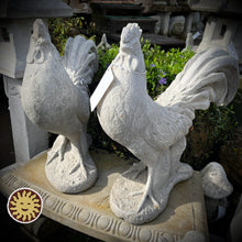 Statue, Animal | Rooster, Large, Natural Concrete (Local Pickup Only)
