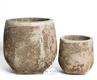 Planter, Glazed | Cheswick Round Planter (Two Sizes) (Local Pickup or Freight Only)