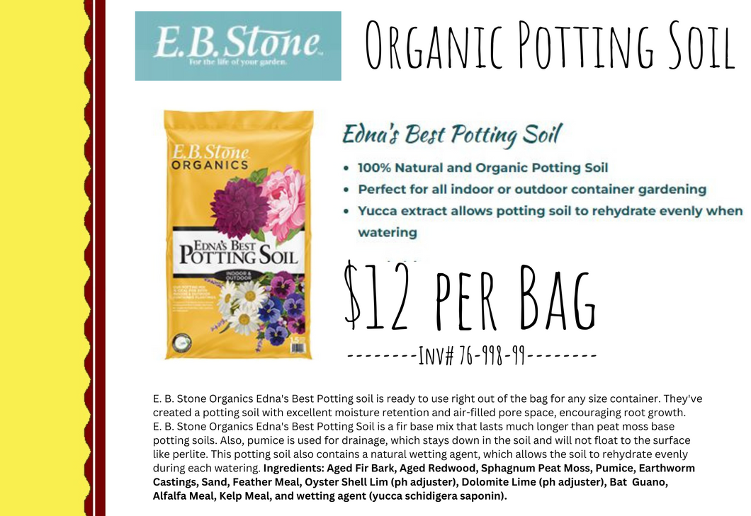 eb stone raised bed and potting mix Organic Potting Soil. E.B. Stone – Little Baja Home & Garden Decor