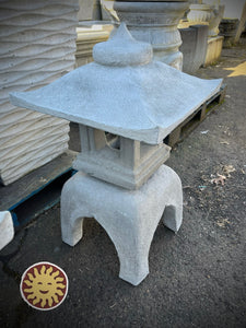 Statuary, Asian | Rustic Pagoda, 3pc, Na (Local Pickup Only)