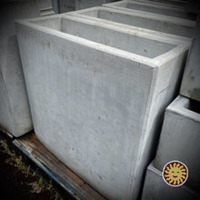 Planter, Concrete | Tall Rectangle Planter (Two Sizes) (Local Pickup Only)