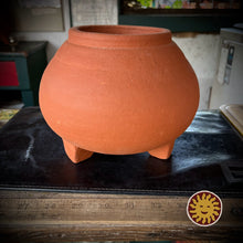 7" Footed Jar, Terra Cotta