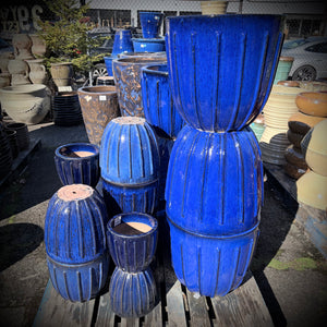 Planter, Glazed | Lakebrook Round Planter (Four Sizes) (Local Pickup or Freight Only)