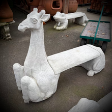Concrete Giraffe Shaped Bench
