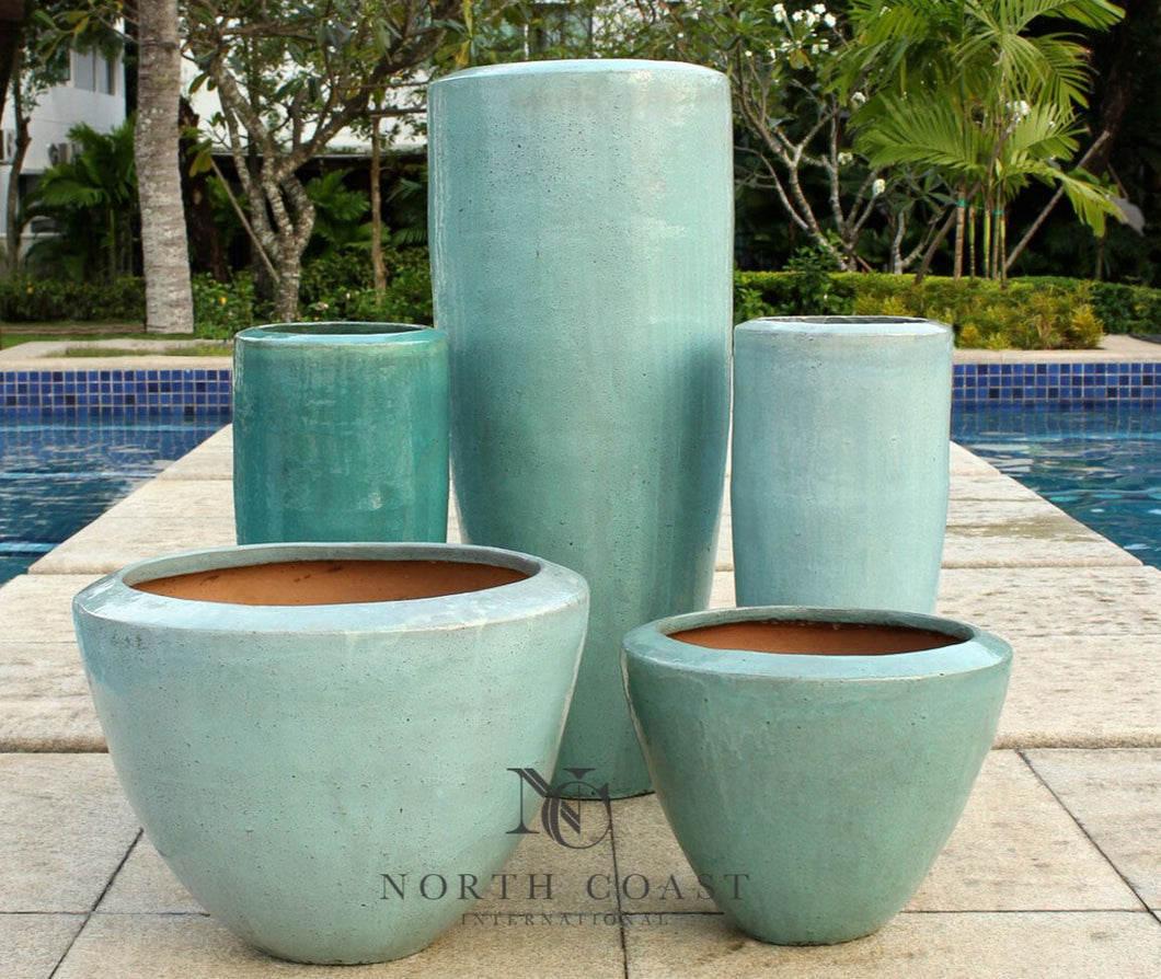 Turquoise Glazed Jars