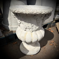 Concrete Urn with Grapevine design