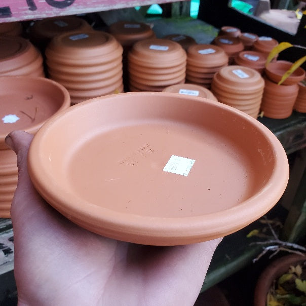 Italian Clay Saucers 6in