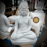 Large Seated Buddha Statue