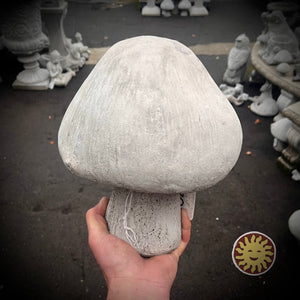 Short Mushroom Statues Concrete, Large