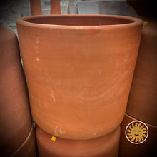 20" Large Terra Cotta Cylinder Pot Plain