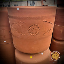 20" Large Terra Cotta Cylinder Pot Design