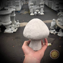 Short Mushroom Statues Concrete, Medium