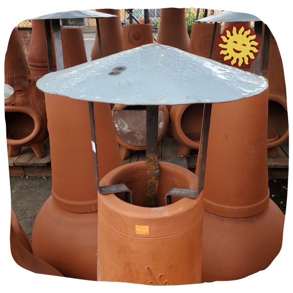 Baja Chiminea Accessory Metal Cap, Hood Little Baja Home & Garden Decor