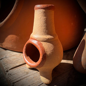 Mini Terra Cotta Patio Chimney 7in Plain