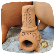 5" Mini Chiminea w/ Leaf Design