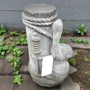Wood Piling with Pelican Pedestal