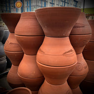 Modern Terra Cotta Cone-Shaped Planters