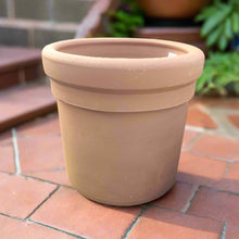 Terra Cotta Cylinder w/ Border 9in