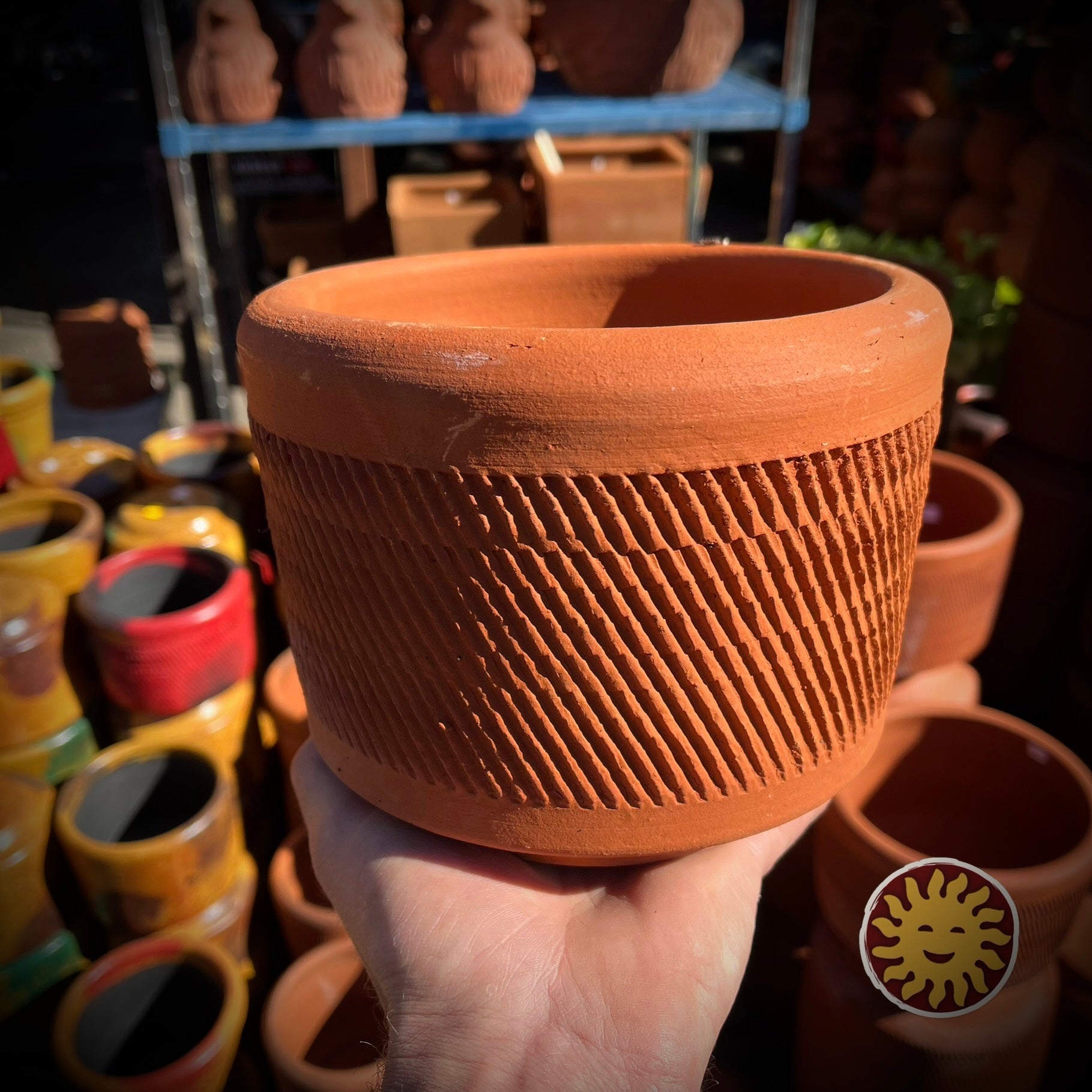 cylinder pot planter Terra Cotta Planters, Cylinders, Short (Four Sizes) – Little Baja Home & Garden Decor