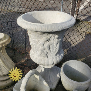 Roman Urn, XLG, Concrete