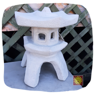 Statuary, Asian | Pagoda, Small, 2 Piece