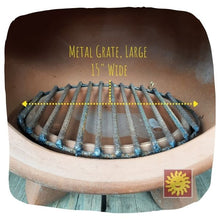 Baja Chiminea Accessory | Metal Grate Insert (Two Sizes: 12" & 15")
