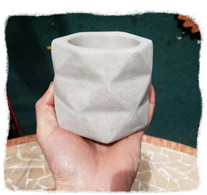 Planter, Concrete | Mini Concrete Pot, 4"