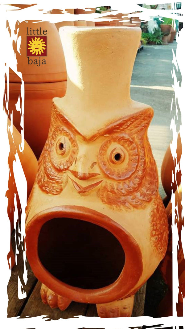 30in tall Owl Chiminea