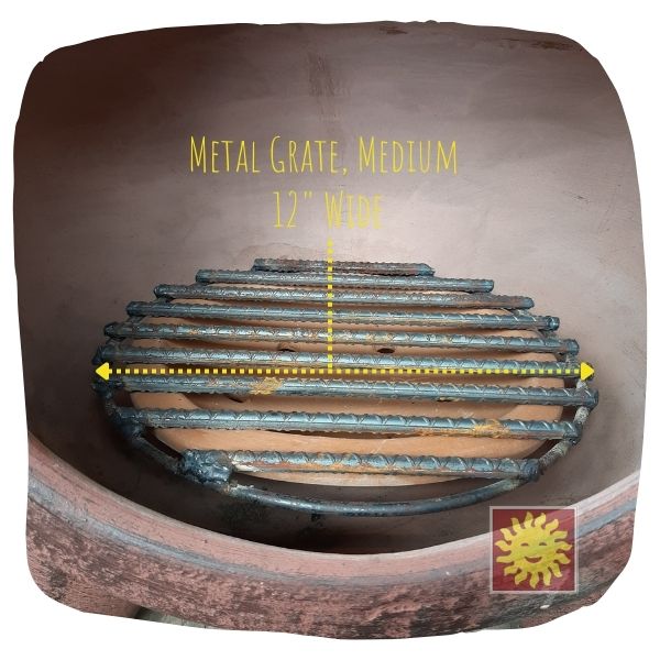 12in Small Metal Grate for Chimineas