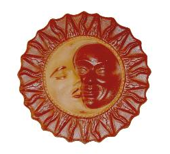 Sunface | Sun & Moon, 14" Two-tone