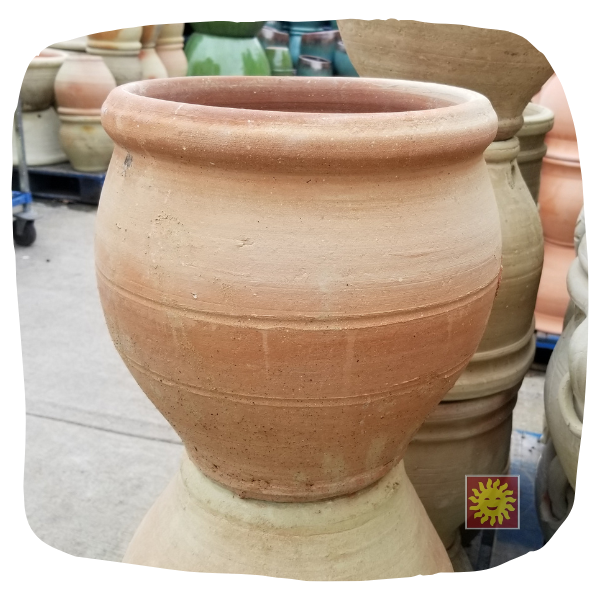 Tunisian White Clay Planter | Caspo Greca Jar (Two Sizes: 10