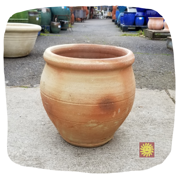 plain plant pots Tunisian White Clay Planter