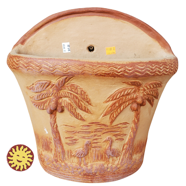 pocket planter pot Terra Cotta Wall Pocket